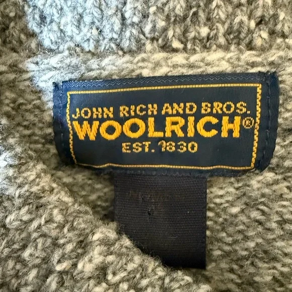 WOOLRICH Vintage Cottagecore Grannycore Snowflake Snowman Christmas Sweater XL - Picture 9 of 10